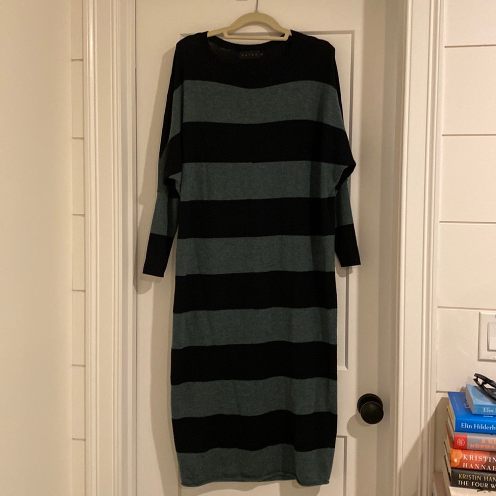 Hatch maternity long sleeve sweater dress